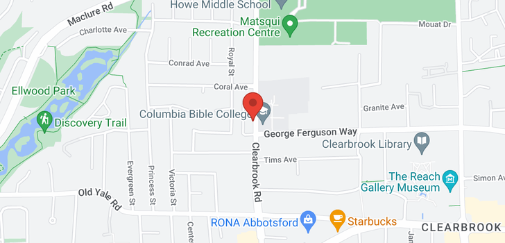 map of 2915 CLEARBROOK ROAD